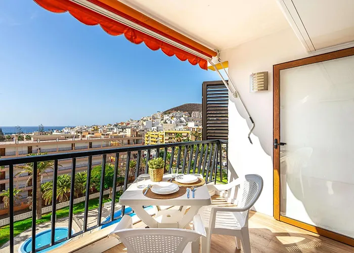 Apartment As De Casas - Achacay With Sea Views And Pool Arona (Tenerife)